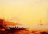Felix Ziem Famous Paintings - Constantinople